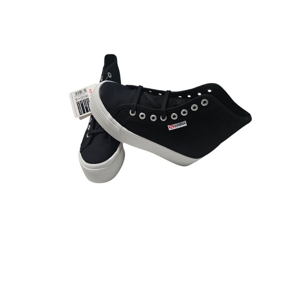 Superga Womens 2708 Hi Tops Black Size 5